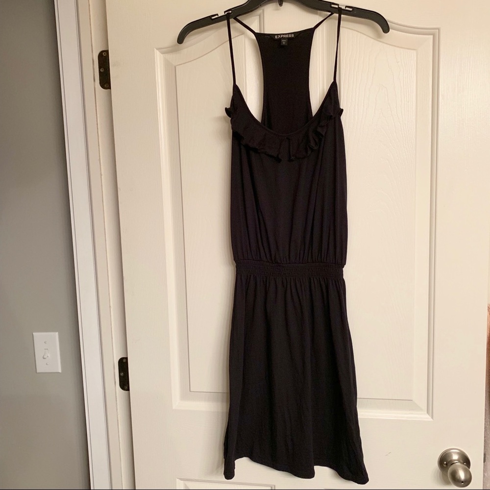 🛍 2/$15 Express Size S Black Cotton Dress
